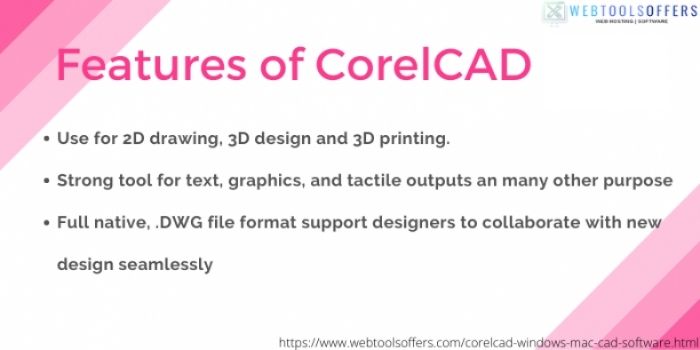 Features of CorelCAD