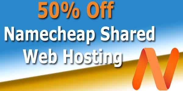 Namecheap Shared Hosting Saving Deal