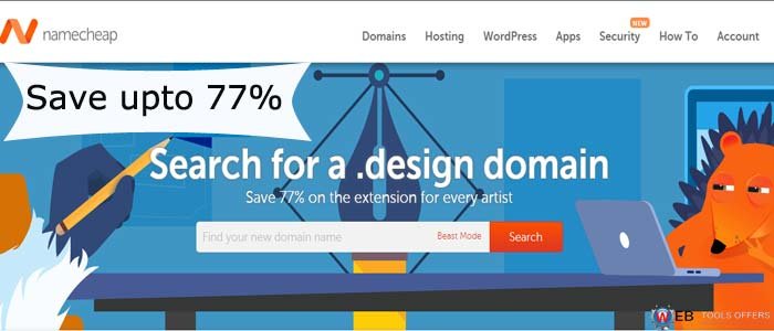 Namecheap .design domain discount code
