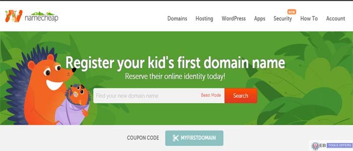 Namecheap Domain Name Registration Saving Deal