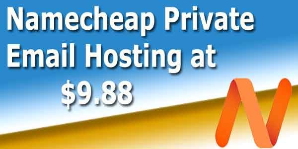 Namecheap Email Hosting Discount Code