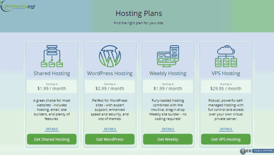 WebhostingPad Discount offer