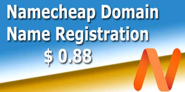 Namecheap domain name registration