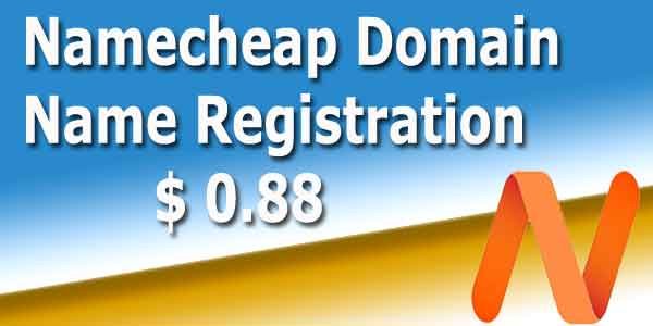 Namecheap domain name registration