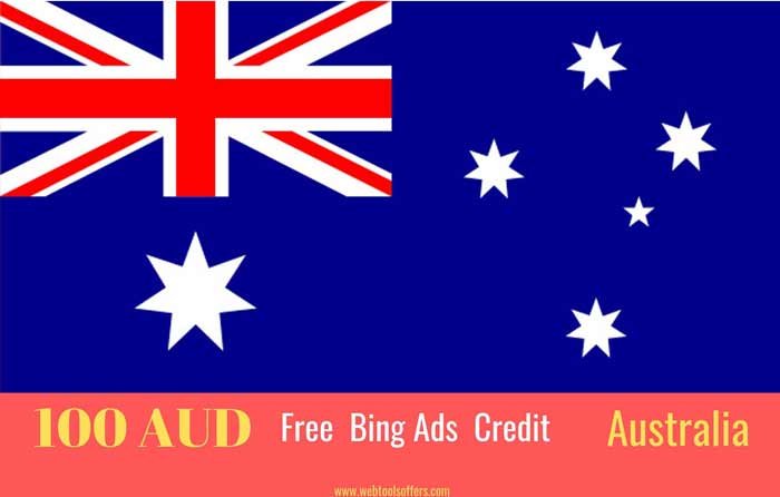 100 AUD Bing Ads Coupon Australia users