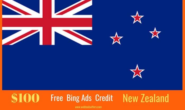 $100 Bing Ads Coupon New Zealand users