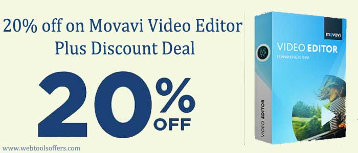 20% off on Movavi Video Editor Plus SavingDeal