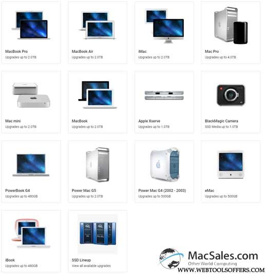 MacSales SSDs & Mac