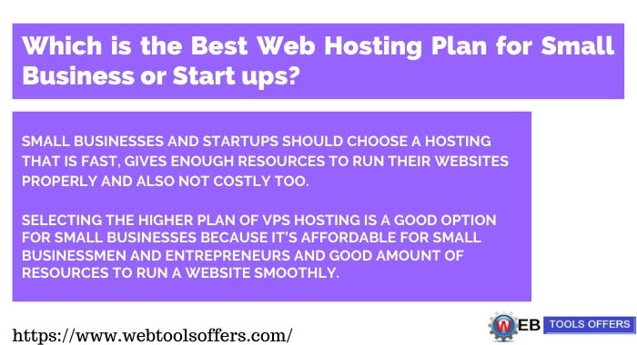 Hosting plans for small business and startups