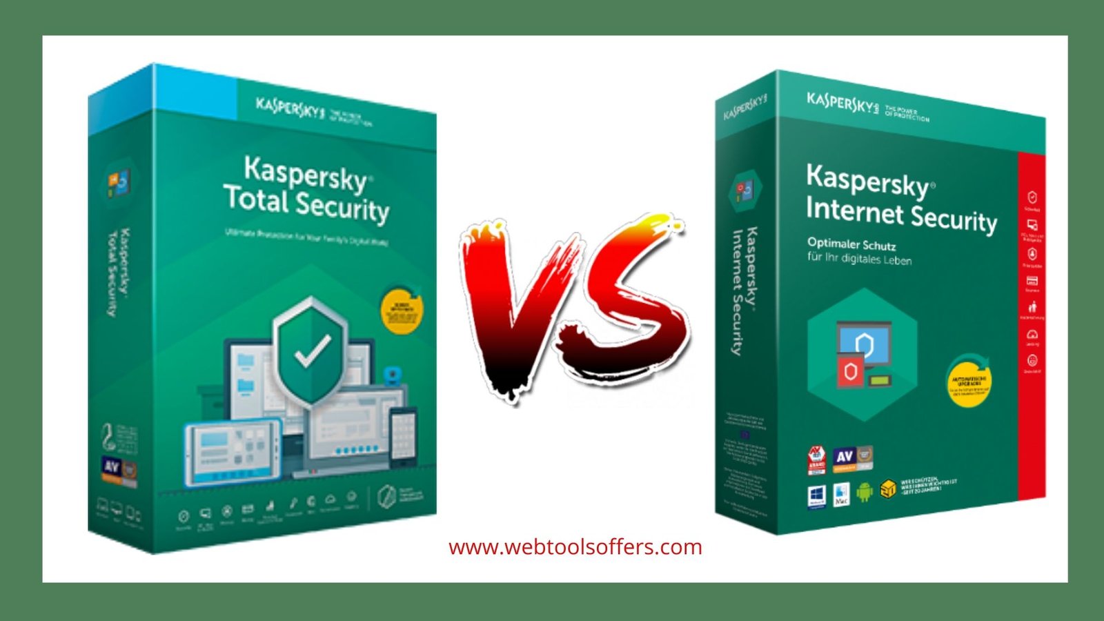 kaspersky antivirus versus internet security