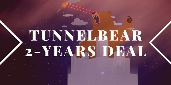 TunnelBear 2 years deal