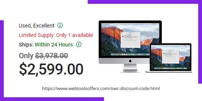 OWC Macsales 15- inch Macbook pro