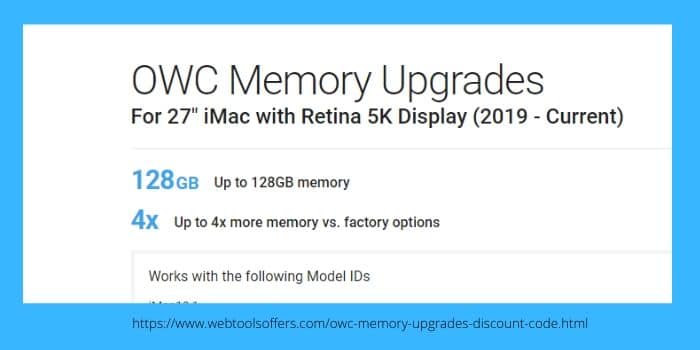 OWC Memory Upgrades Discount Code