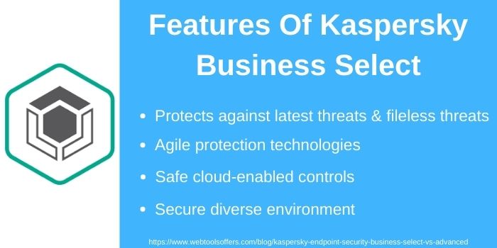 Features of Kaspersky Endpoint security select