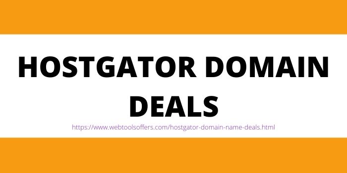 Hostgator Domain Deals