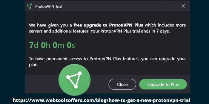 ProtonVPN 7 days free Trial