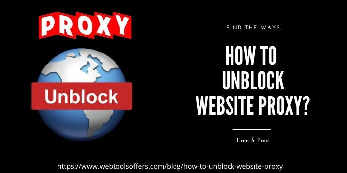 How To Unblock Website Proxy