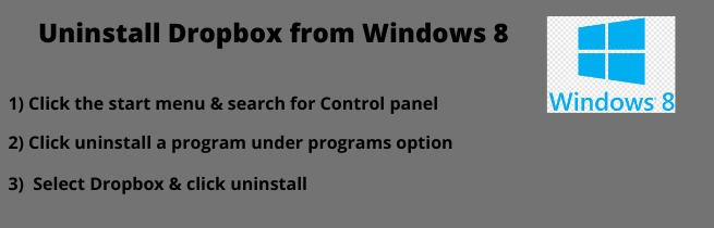 How To Uninstall Dropbox From windows 8 (5)