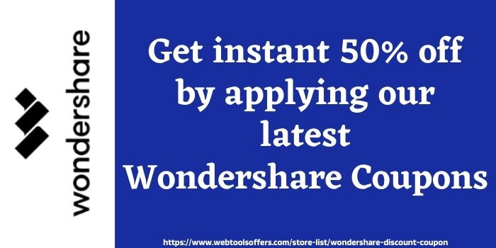 50 Off Wondershare Discount Coupon