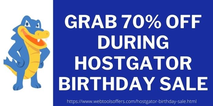 HostGator Birthday Sale