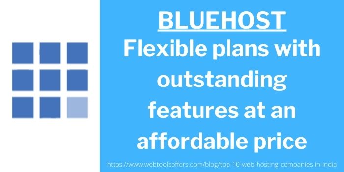 Bluehost, Best hosting in India