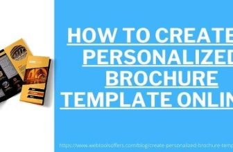 How To Create A Personalized Brochure Template Online
