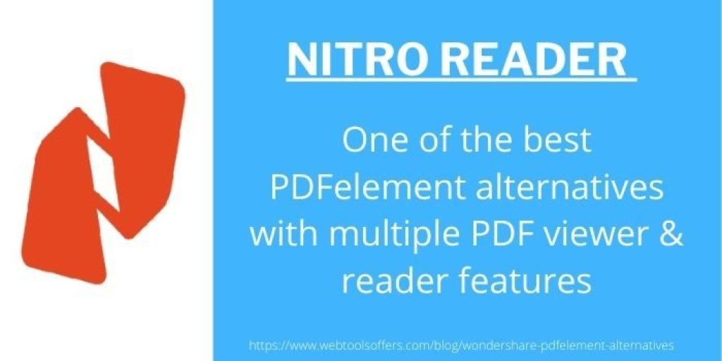 Nitro Reader - PDFelement Alternative 