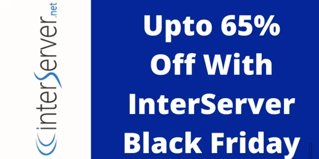 65% off with InterServer Black Friday 2025