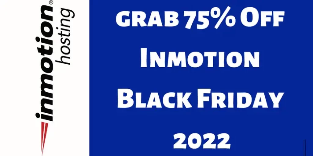 get up to 75% off on inmotion black friday