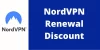 NordVPN Renewal Discount