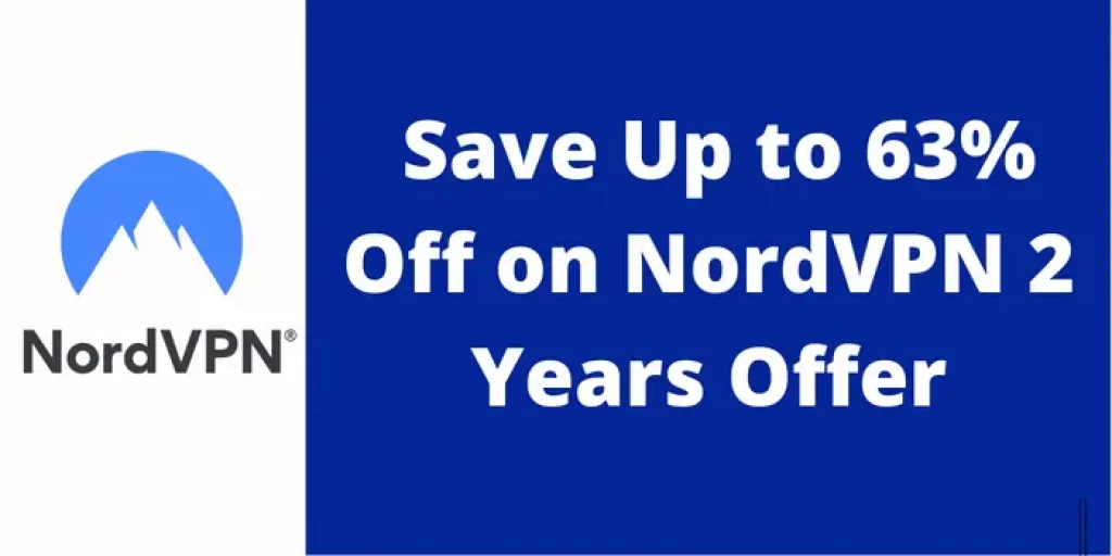 Save Up to 63% Off on NordVPN 2 years offer