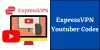 ExpressVPN youtuber codes