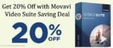 Get 20% Off with Movavi Video Suite Saving Deal [wpsm_custom_meta type=date field=year]