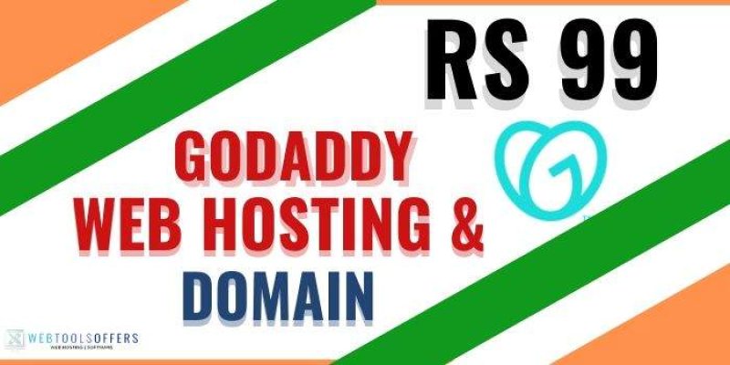 GoDaddy Rs 99 Web Hosting with Free Domain Name + Limited Time 60% Discount 2023