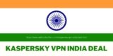 Kaspersky VPN India deal