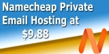 Namecheap Private Email Hosting Saving Deal