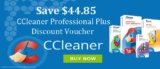 Save $44.85 with CCleaner Professional Plus Discount Voucher