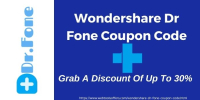 Wondershare Dr Fone Coupon Code 2023 – Discount Up To 30%